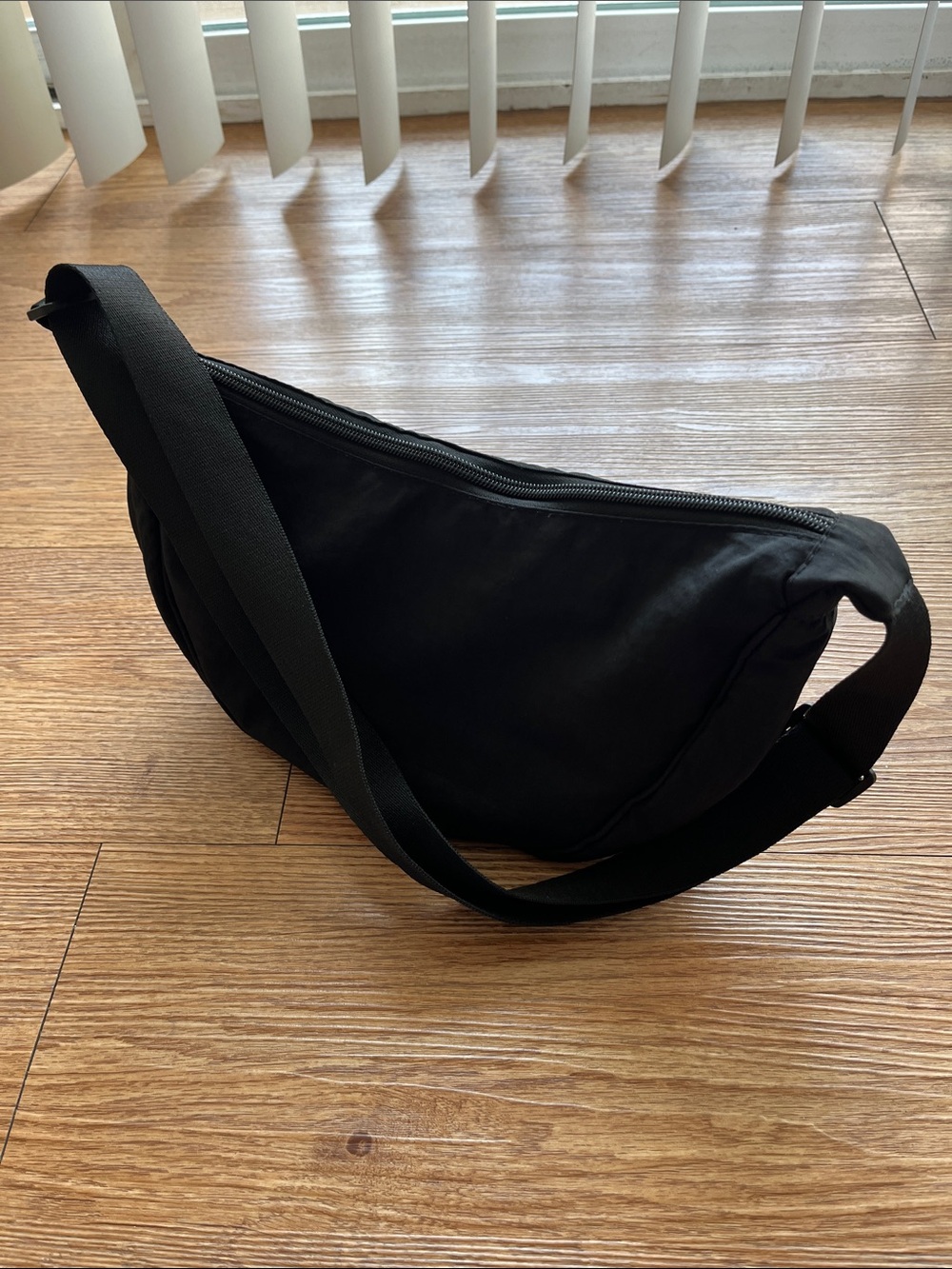 Black Crossbody Sling Bag - Unbranded